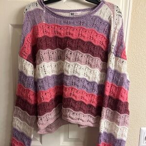 Crochet Bell Sleeve Sweater